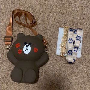 Fashion Cute Brown purse crossbody